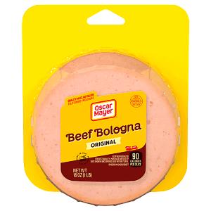 1 Slice (Small) Bologna, Beef & Pork, Lowfat