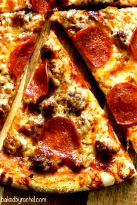 1 Slice Small Pepperoni & Sausage Pizza