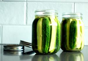 1 Slice Sour Cucumber Pickles