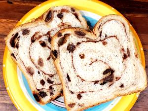 1 Slice Star Spangled Swirl Bread