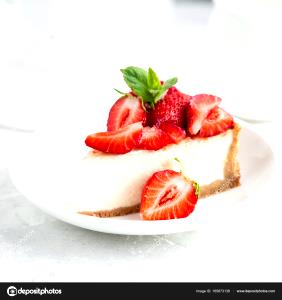 1 slice Strawberry Cheesecake