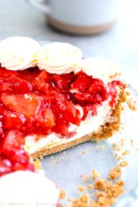 1 Slice Strawberry Cream Cheese Pie Slice