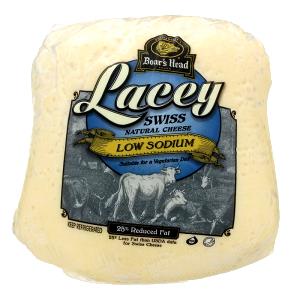 1 Slice Swiss Cheese, Low Salt