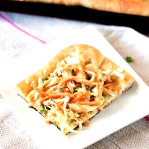 1 Slice Thai Lemon Grass Chicken Specialty Thin Crust Pizza