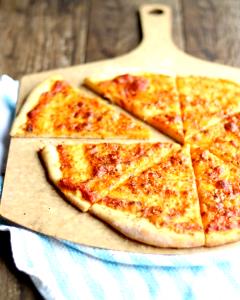 1 slice Thin Crust Plain Cheese Pizza (Large)