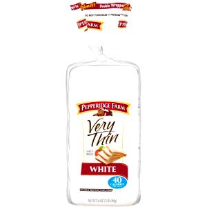 1 slice Thin Sliced Enriched Bread