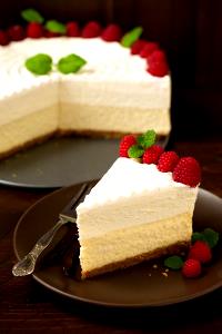 1 slice Vanilla Bean Cheesecake