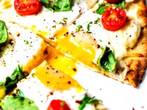 1 slice Vegetable Breakfast Pizza