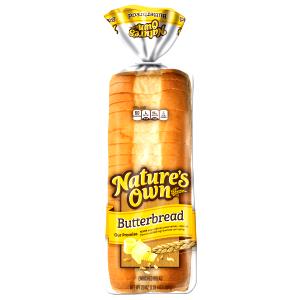 1 Slice White Breads, Butterbread