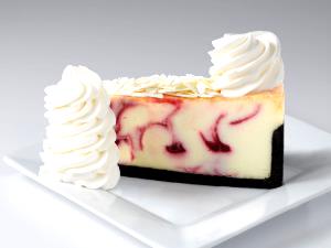 1 slice White Chocolate Raspberry Truffle (10")