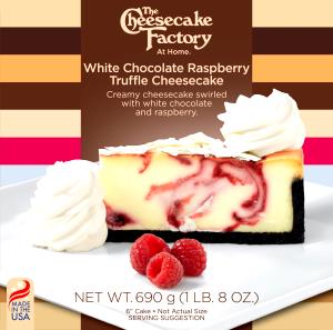 1 slice White Chocolate Raspberry Truffle (6")