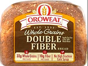 1 slice Whole Grain Double Fiber Bread