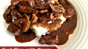 1 Slice With Gravy Beef with Gravy (Mixture)