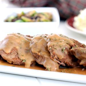 1 Slice With Gravy Venison/Deer with Gravy (Mixture)
