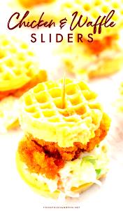1 slider (125 g) Waffle Sliders