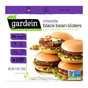 1 slider with bun (83 g) Chipotle Black Bean Sliders