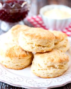 1 Small (1-1/2" Dia) Baking Powder or Buttermilk Biscuit (Refrigerated Dough or Home Recipe)