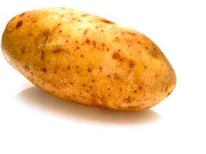 1 Small (1-3/4" To 2-1/2" Dia) Potato (Flesh and Skin)