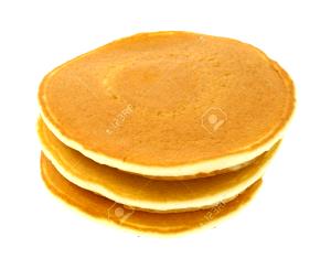 1 Small (3" Dia) Plain Pancakes
