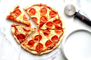 1 Small (8" Dia) Thick Crust No Cheese Pizza