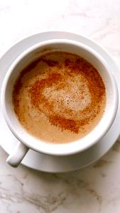 1 Small Cafe Au Lait, Fat Free Milk