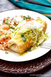 1 Small Chimichanga with Beef and Rice