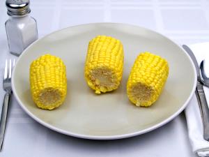 1 Small Ear (5-1/2" To 6-1/2" Long) Cooked Yellow Corn (from Fresh, Fat Added in Cooking)
