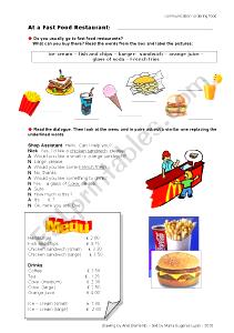 1 Small Fast Food Order Coffee