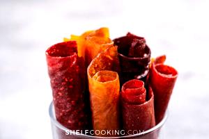 1 Small Fruit Leather Snack, Roll