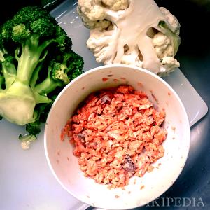 1 Small Head (4" Dia) Cooked Broccoflower (Fat Added in Cooking)