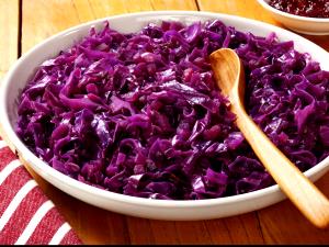 1 Small Head (4" Dia) Red Cabbage