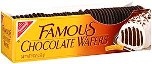 1 Small Or Thin (include Famous Brand Chocolate Wafers) Chocolate Wafer Cookie