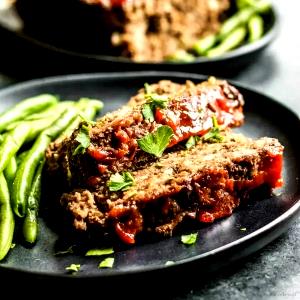 1 Small Or Thin Slice Low Carb Meatloaf