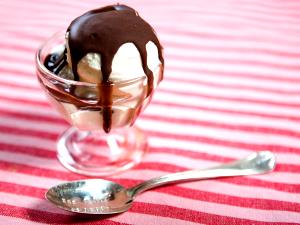 1 Small Scoop/dip Chocolate Light Ice Cream