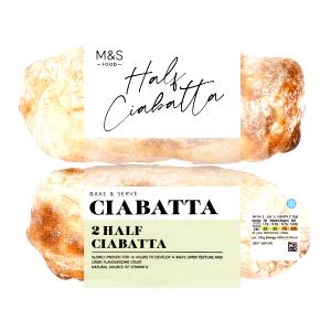 1 Small Slice (3-1/4" X 2-1/2" X 1/2") Ciabatta