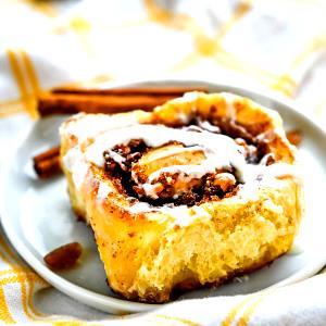 1 Small Sweet Roll with Nuts