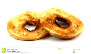 1 Small Toasted Bagel