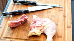 1 Small (yield After Cooking, Bone Removed) Chicken Drumstick