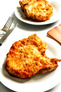 1 Small (yield After Cooking, Bone Removed) Fried Breaded or Floured Pork Steak or Cutlet