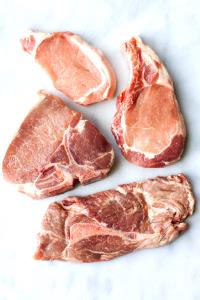 1 Small (yield After Cooking, Bone Removed) Pork Steak or Cutlet