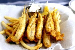 1 Smelt (yield After Cooking, Bone Removed) Fried Battered Smelt
