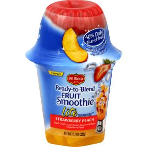 1 smoothie (166 g) Ready-to-Blend Fruit Smoothie - Strawberry Peach Lite