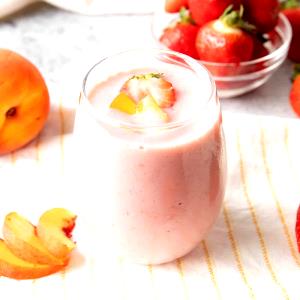 1 smoothie (173 g) Ready-to-Blend Fruit Smoothie - Strawberry Peach
