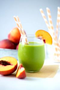1 smoothie (24 oz) Peaches & Greens Smoothie (24 oz)