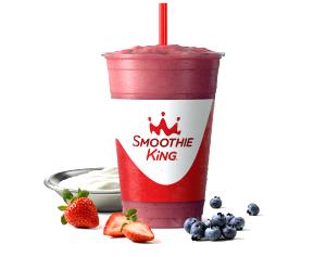 1 smoothie (32 oz) Greek Yogurt Strawberry Blueberry (32 oz)