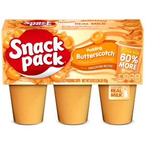 1 snack (156 g) Butterscotch Pudding