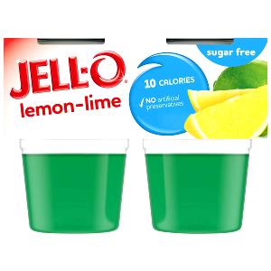 1 snack (89 g) Lemon-Lime Sugar Free Gelatin Snack