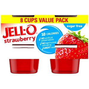 1 snack (89 g) Sugar Free Gelatin