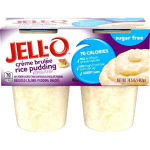 1 snack cup (106 g) Sugar Free Creme Brulee Rice Pudding