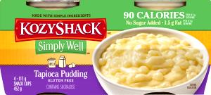 1 snack cup (113 g) No Sugar Added Tapioca Pudding
